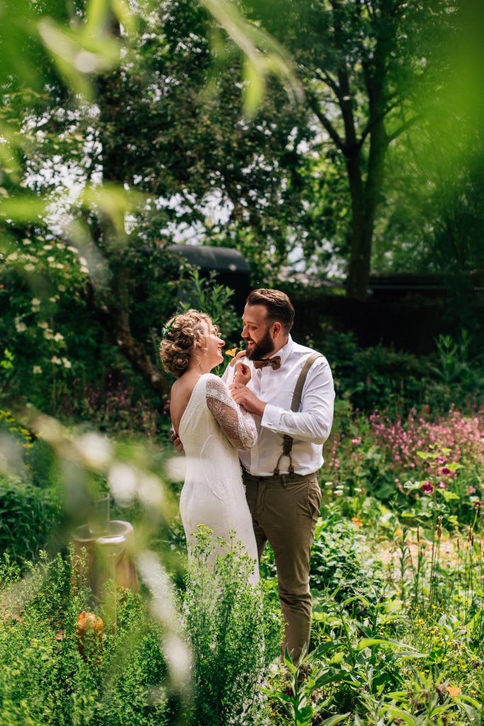 green wedding shoot